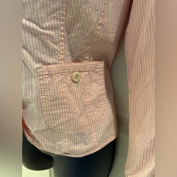 Calvin Klein beautiful stripped, front button, 3 button, outside pockets - Picture 8 of 8